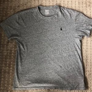 Grey SS Polo Crewneck M